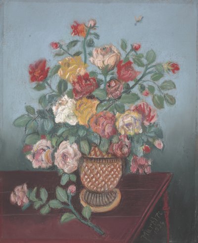 Naturaleza Muerta con Rosas de John Breckinridge Martin