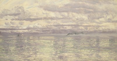 Un paisaje marino veraniego perlado de John Brett