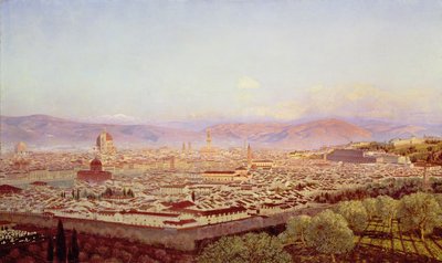 Florencia desde Bellosguardo de John Brett