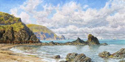 Cala del Bosque, Bahía de Cardigan, 1883 de John Brett