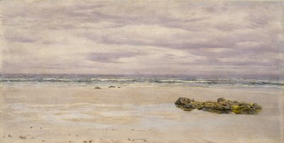 Kennack Sands, Cornwall, en marea baja, 1877 de John Brett