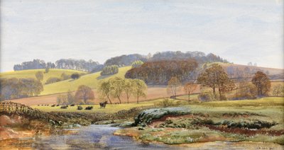 Primavera cerca de Norbury, 1861 de John Brett