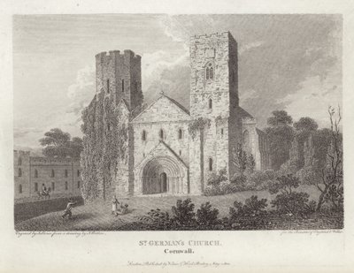 Iglesia de San Germán, Cornualles de John Britton