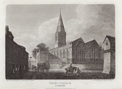 Iglesia de Truro, Cornualles de John Britton