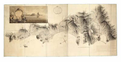 Inspección militar de la parte de Santa Lucía ocupada por las fuerzas británicas desde diciembre de 1778 hasta enero de 1784, cuando la isla fue devuelta a los franceses. de John Brown