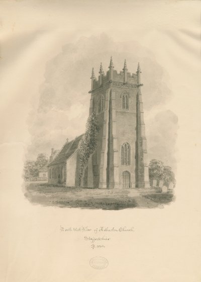 Iglesia de Adbaston de John Buckler