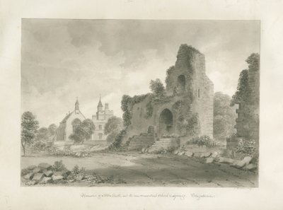 Castillo de Alton y "Nueva Escuela Conventual", 1847 de John Buckler