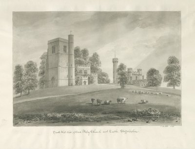 Iglesia y Castillo de Arley de John Buckler