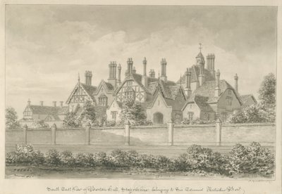 Barton under Needwood - "Barton Hall" de John Buckler