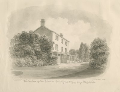 Baswich Village - casa de John Stevenson Salt, Esq. de John Buckler
