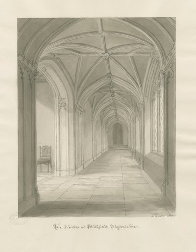 Blithfield Hall - Claustros de John Buckler