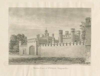 Blithfield Hall - Patio de la Cocina de John Buckler