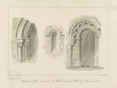 Brewood - Priorato de Whiteladies (Ruina) de John Buckler