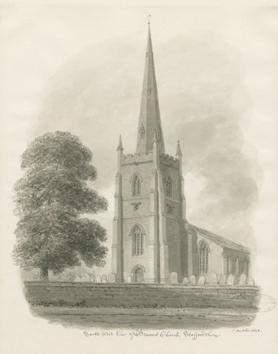 Iglesia de Brewood de John Buckler