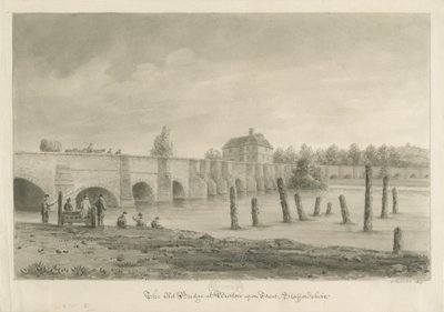 Burton-upon-Trent - Puente y ciudad de John Buckler