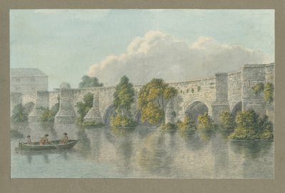 Burton-upon-Trent Bridge y Ciudad de John Buckler