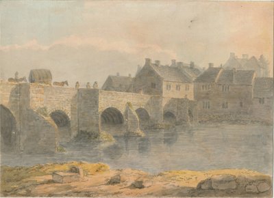 Burton-upon-Trent - Puente y ciudad de John Buckler