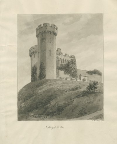 Iglesia del Castillo - Castillo de Stafford de John Buckler