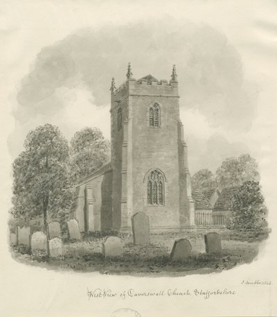 Iglesia de Caverswall de John Buckler