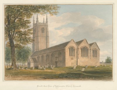 Cornwall - Iglesia de Kilkhampton de John Buckler