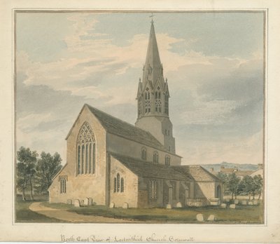 Cornwall - Iglesia de Lostwithiel de John Buckler