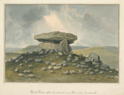 Cornualles - Morvah - "El Cromlech", 1821 de John Buckler