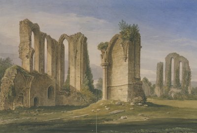 Croxden Abbey: acuarela de John Buckler