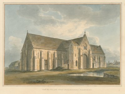 Dorset - Sherborne - El Granero de la Abadía de John Buckler