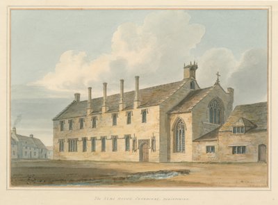 Dorset - Sherborne - La Casa de la Caridad, 1802 de John Buckler