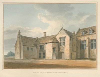 Dorset - Abadía de Sherborne, 1802 de John Buckler