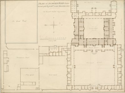 Essex - Audley End - Plano de John Buckler