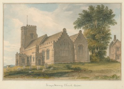Essex - Iglesia Layer Marney, 1825 de John Buckler
