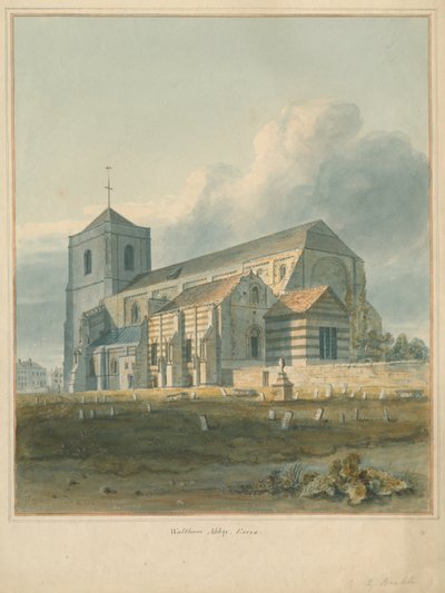 Essex - Abadía de Waltham, 1802 de John Buckler