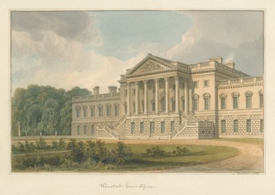 Essex - Casa Wanstead, 1822 de John Buckler
