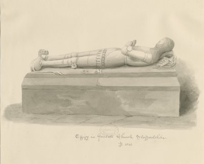 Iglesia de Gnosall - Efigie de John Buckler