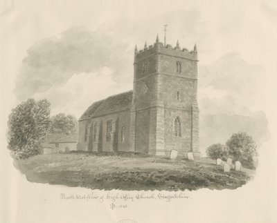 Iglesia de High Offley de John Buckler
