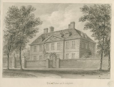 Palacio del Obispo en The Close, Lichfield de John Buckler