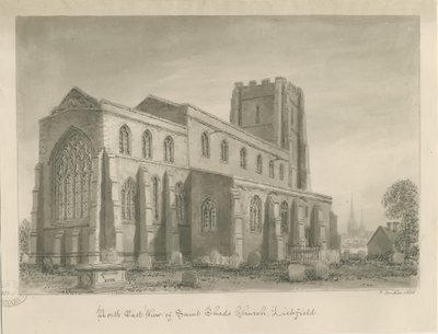 Lichfield - Iglesia de San Chad de John Buckler