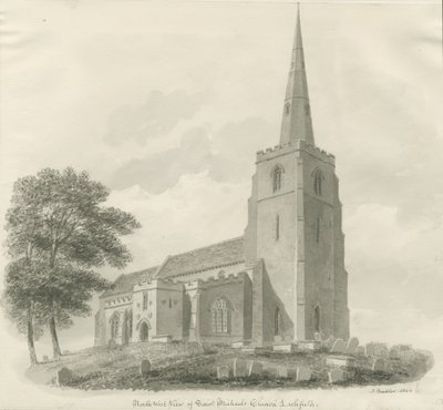 Lichfield - Iglesia de San Miguel de John Buckler