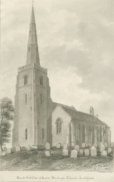Lichfield - Iglesia de San Miguel de John Buckler