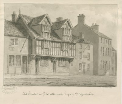 Newcastle-under-Lyme - Casas Antiguas de John Buckler