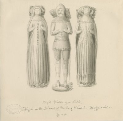 Iglesia de Norbury - Efigie de Sir Edward Botiler de John Buckler