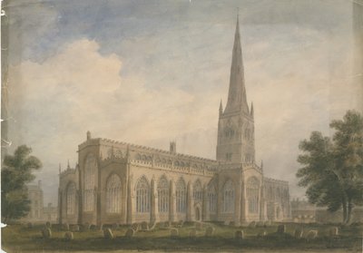 Nottinghamshire - Iglesia de Newark, 1809 de John Buckler