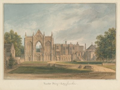 Nottinghamshire - Priorato de Newsted, 1826 de John Buckler