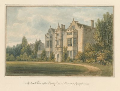 Oxfordshire - Burford - Casa Priory, 1820 de John Buckler