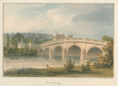 Oxfordshire - Puente de Henley upon Thames, 1826 de John Buckler