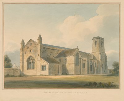 Oxfordshire - Oxford - Iglesia de San Pedro en el Este, 1803 de John Buckler