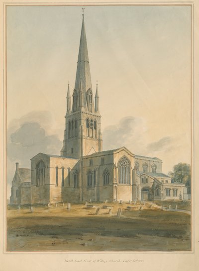 Oxfordshire - Iglesia de Witney, 1802 de John Buckler