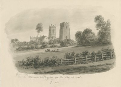Rugeley Town - Desde la Carretera de Stafford de John Buckler