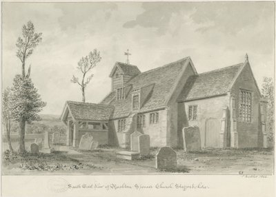 Iglesia de Rushton Spencer de John Buckler